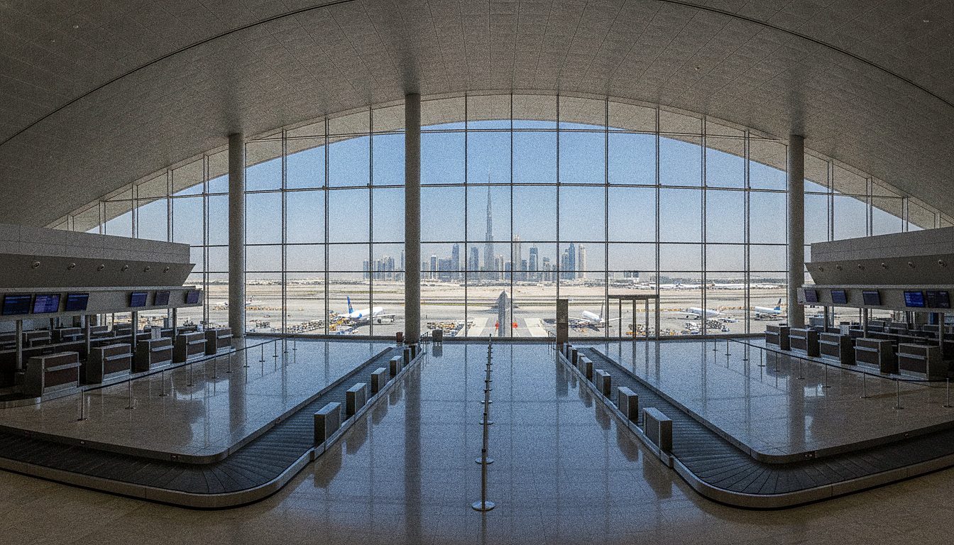 Hall d'enregistrement de l'Aéroport de Dubaï